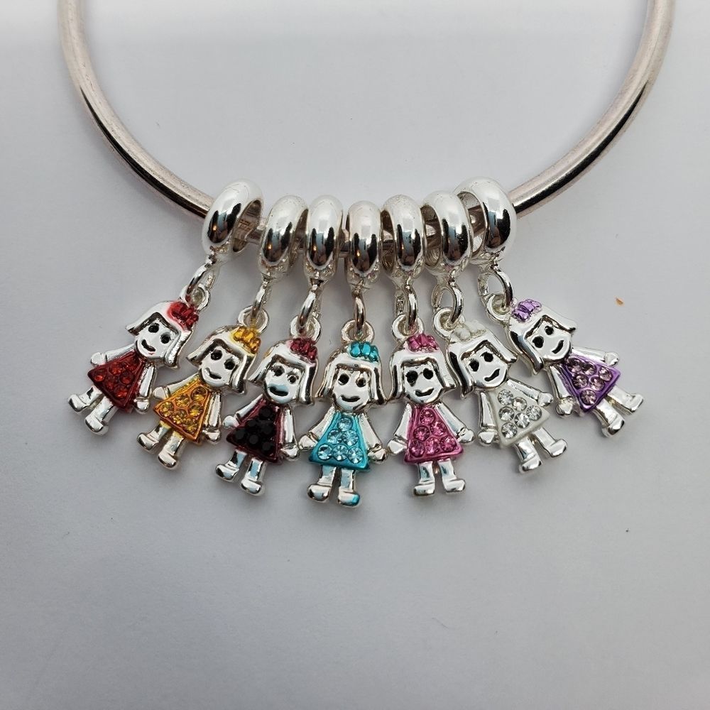 5/$25 ❤ Girl Birthday Birthstone Charms For Pandora